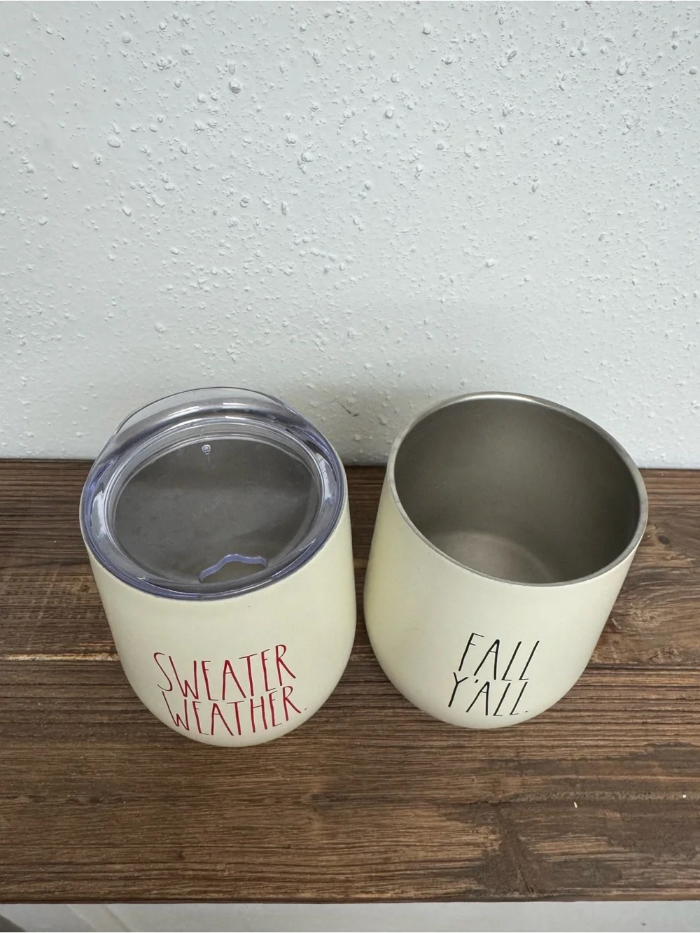Rae Dunn Fall Wine Tumblers